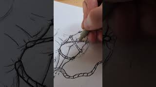 Inktober 25 day 2 weave. #artistsoftiktok #doodle #inktober #inktober2025 #inkdrawing