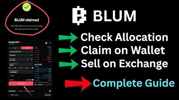 Blum Airdrop Claim & Withdrawal Process | Blum Airdrop TGE || Blum Airdrop Update