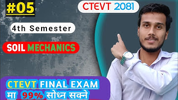 Soil Mechanics||CTEVT 2081||4th Semester||Important Numerical 🔥🇳🇵📚