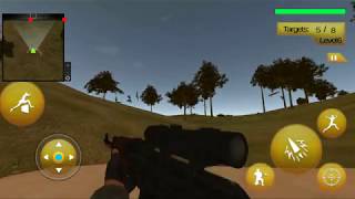 MODERN FPS JUNGLE COMBAT STRIKE GAMEPLAY AND WALKTHROUGH ANDROID IOS PART1! screenshot 3