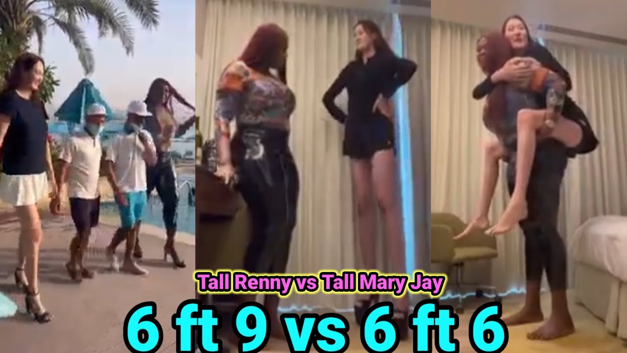 Высокая Мэри против Высокого Ренни | разница в росте высоких женщин | сравнение высоких женщин