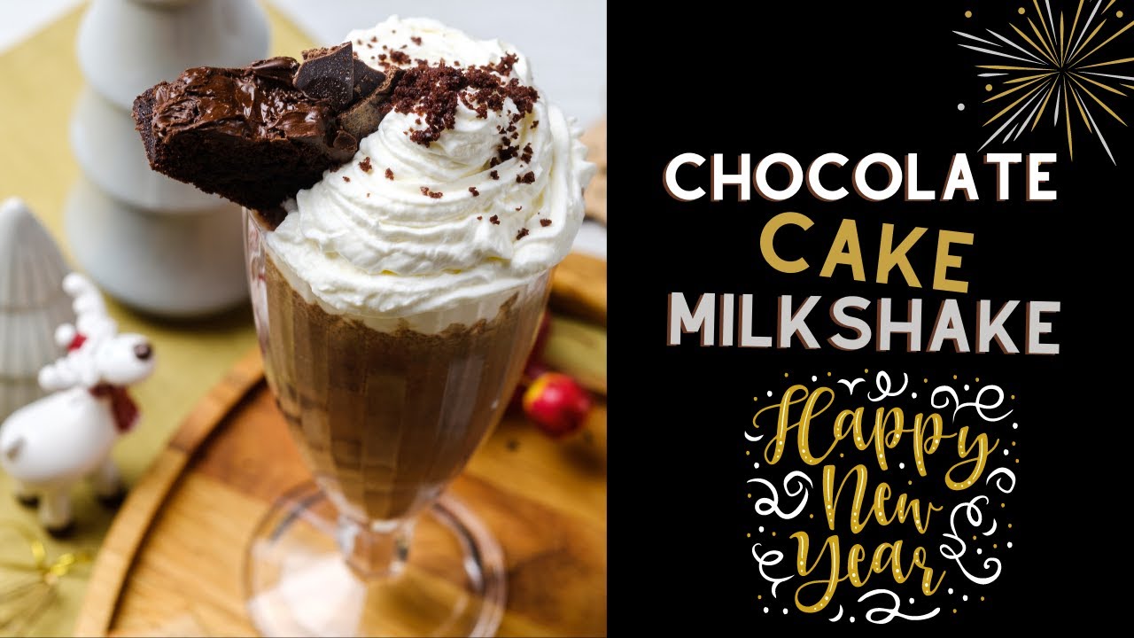 Chocolate Cake Milkshake 🍫🥤 | Easy & Decadent Dessert for Any Holiday!