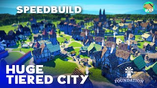 Tiered City Speedbuild - Foundation Gameplay (1/3) Timelapse