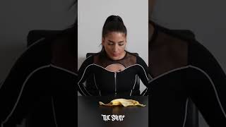 Eating A Banana With No Hands For Guinness World Record