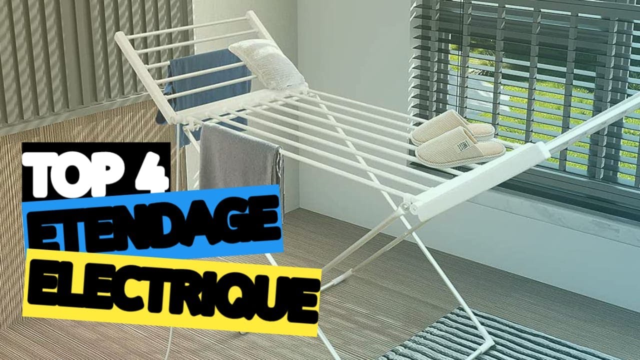 Ehskzjh Argent Séchoir À Linge Chauffant Électrique 300 W Étendoir À