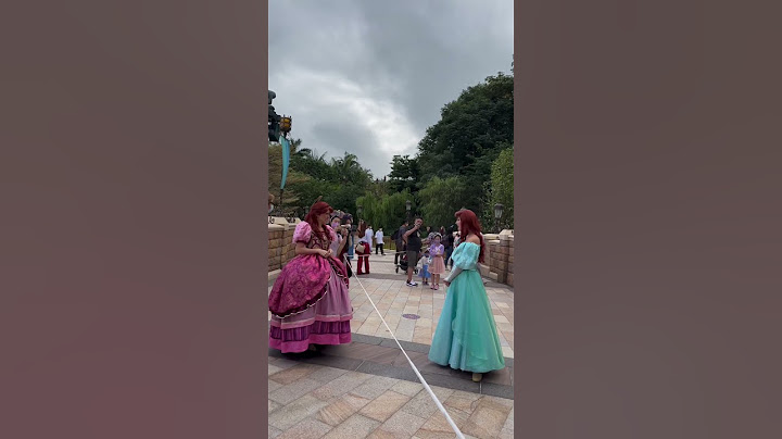When Anastasia met Ariel in the human world |world celebration