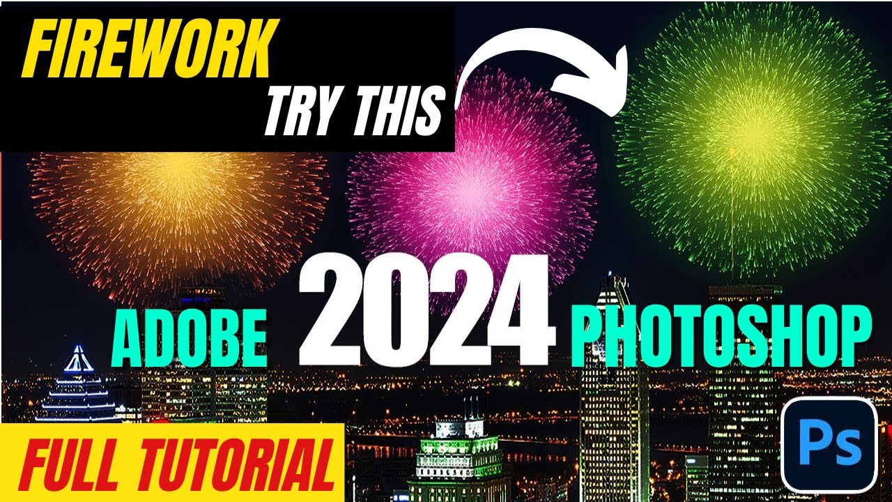 Create Exploding FIREWORKS in Photoshop 2024 