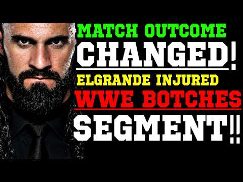Video WWE News! Match Outcome CHANGED on RAW! El Grande Americano Injured! WWE Production Botches Again!