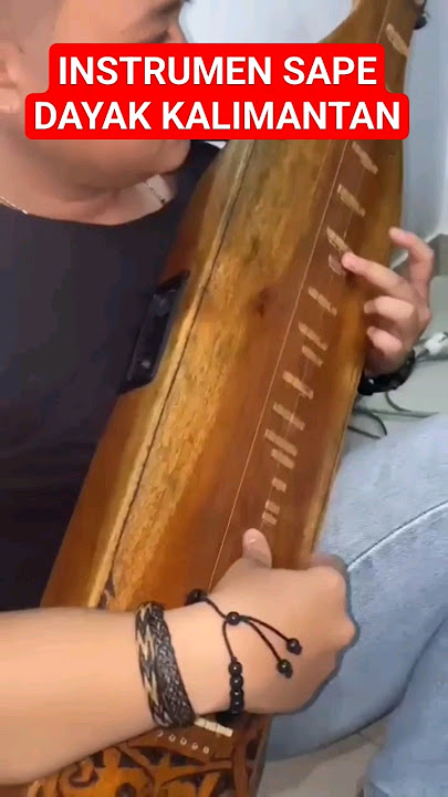 INSTRUMEN MUSIK SAPE DAYAK KALIMANTAN #shorts #shortvideo