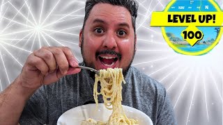 Level 100 Ultra Creamy Spaghetti Chicken Alfredo Pasta!!! Easy 20minute dinner recipe.