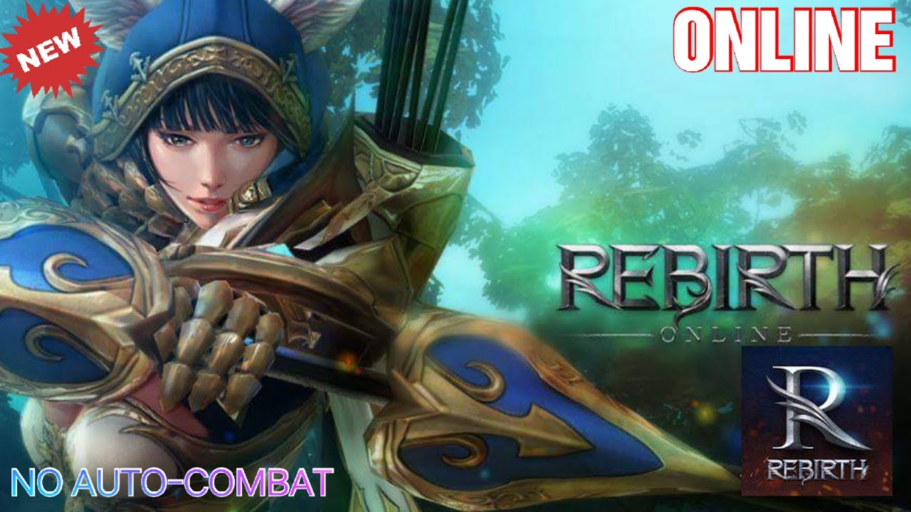REBIRTH (ENG) 2020 Online MMORPG Early-Access No Auto-Combat Android Gameplay