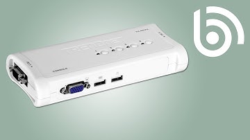 TRENDnet TK-217I 2-Port VGA USB KVM Switch Kit