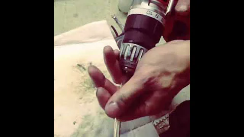 Valve lapping trick, no centering problem, using a drill