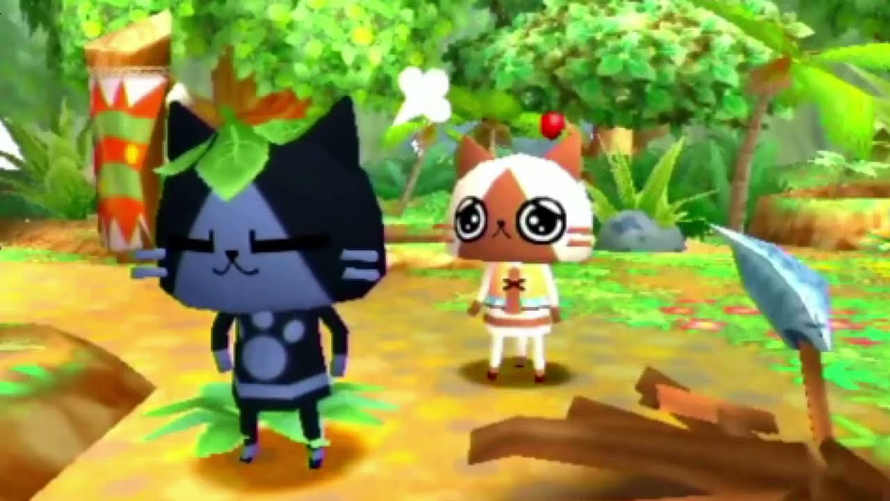 Monster Hunter Diary: Poka Poka Airou Village Gameplay Trailer (2010) PSP