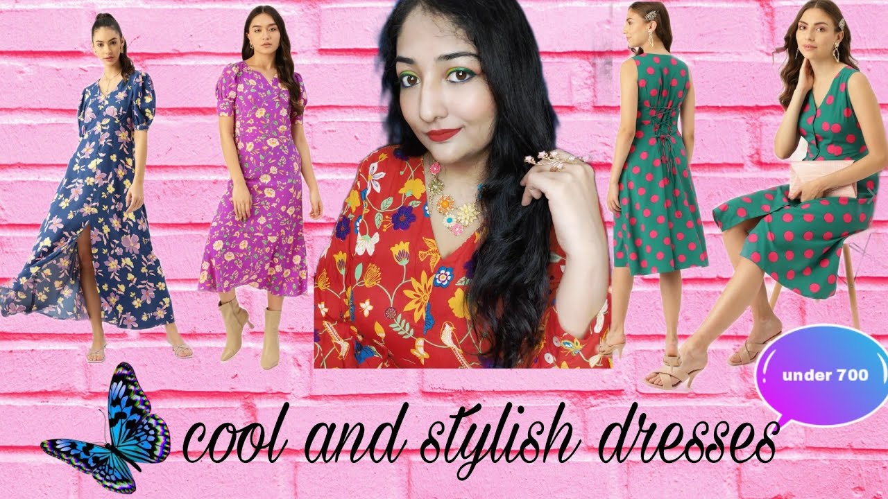 Myntra summer dresses haul Affordable dress haul/Myntra Try On Haul