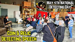 Metal Detecting Coin & Relic Speech. National Detecting Day Lucky Strike Gold⛏️