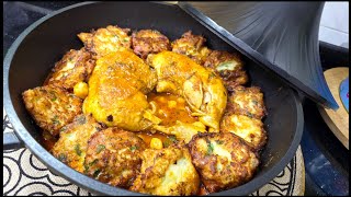 مطبخ ام وليد خبيزات الشفلور اللي بزاف ساهلين بصوص حمراء مجمرة و حويرة .