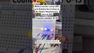 Binary Counter Using LEDs and Arduino