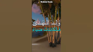 Wulidal Huda ولد الهدى Islam Prophet Love Birth 