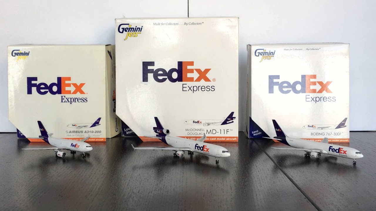 Gemini Jets Review - FedEx Express (3 aircrafts) - YouTube