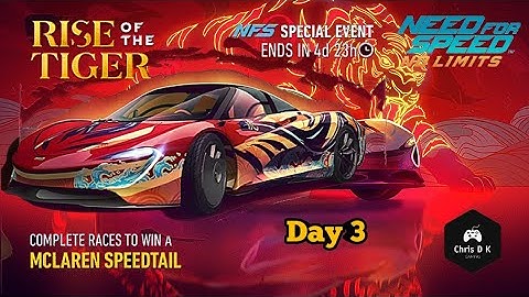 McLaren Speedtail Rise of the Tiger Event - Day 3 | Need For Speed No Limit