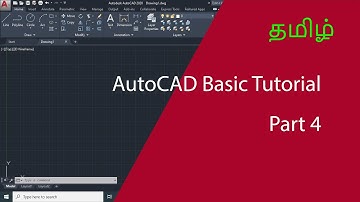 AutoCAD 2023 Basic Tutorial for Beginners Part-4 in Tamil