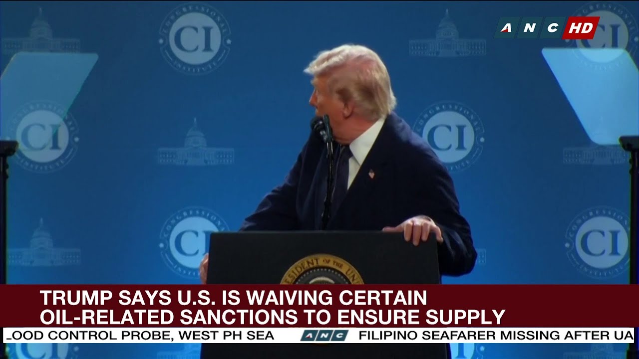 Трамп заявляет, что США отменяют некоторые санкции, связанные с нефтью, чтобы обеспечить поставки...