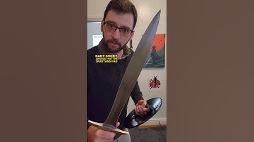 Spartans had TINY swords #history #spartan #military #ancient #tactics #martialarts