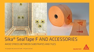 Sika® SealTape F and accessories: Avoid stress between substrates and tiles.
