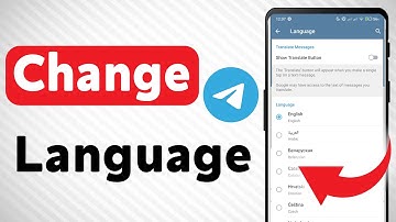 How To Change Language On Telegram (Updated)