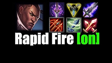 2.5 Max Attack Speed Lucian (Demonstration/Bots) [NOT URF]