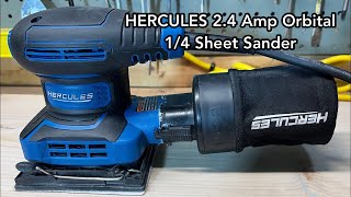 HERCULES 2.4 Amp Orbital 1/4 Sheet Sander - review screenshot 2