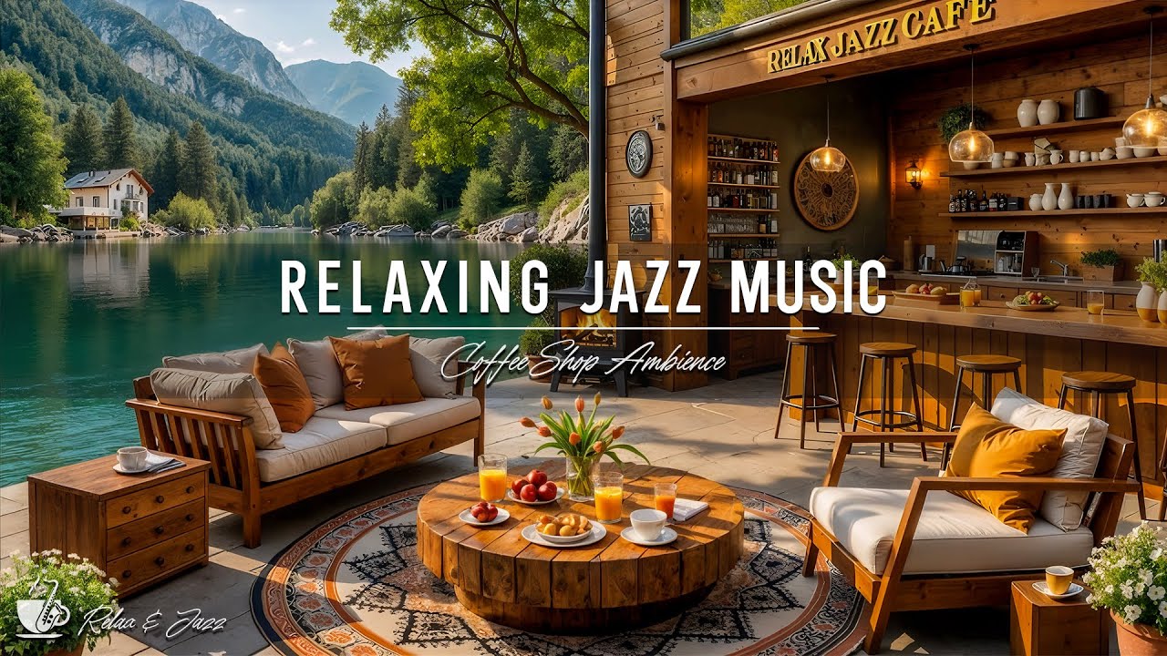 Jazz Relaxing Music for Studying, Work ☕ Cozy Coffee Shop Ambience with ...