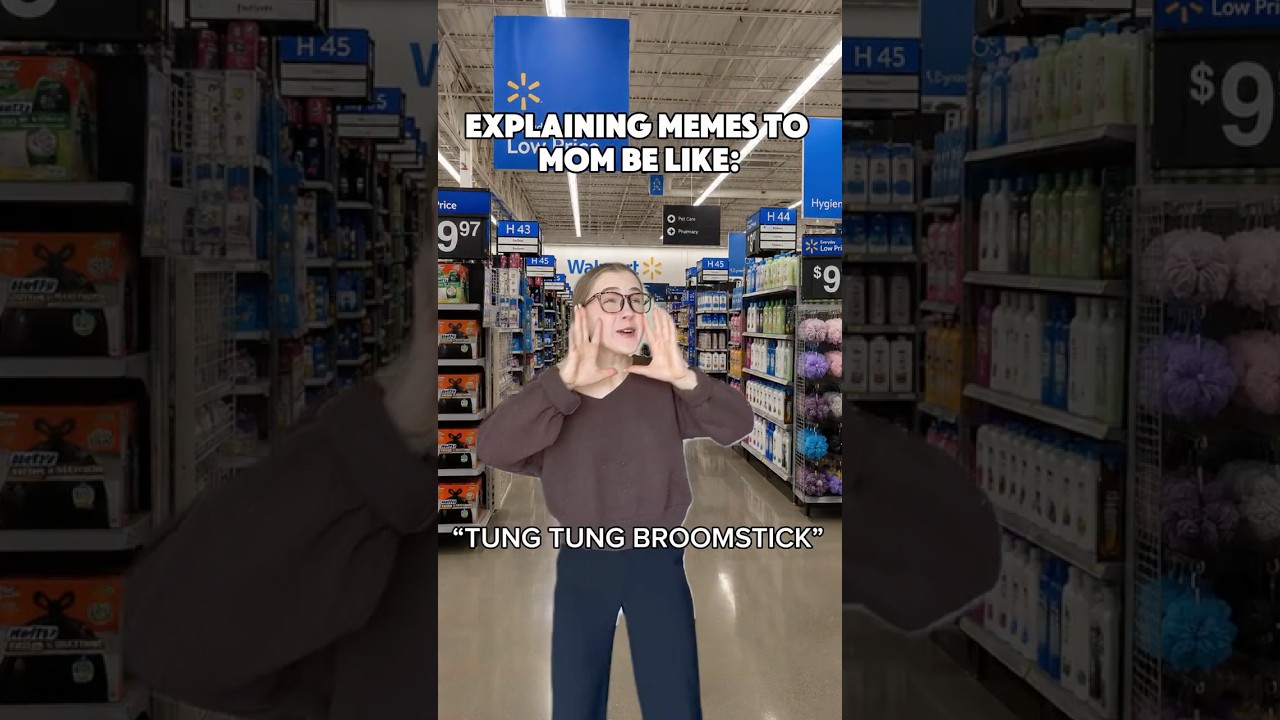 Explaining memes to mom be like #comedy #skit #pov #funny