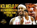 KD, Melo, PG x 2016 USA Team DESTROY Argentina | July 22, 2016 | SQUADawkins