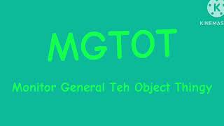 Monitor General Teh Object Thingy Hexametric Logo Flying Lines