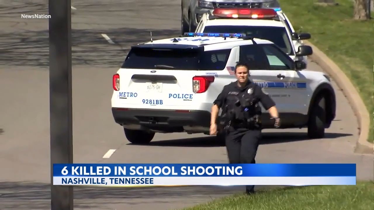 Six killed in school shooting in Nashville, Tennessee - YouTube