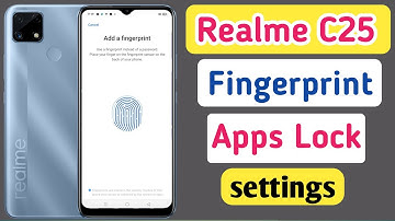 Realme c25 app lock fingerprint/realme c25 me app lock kaise kare/realme apps lock setting