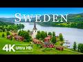 Sweden 4K UHD 🇸🇪 | Nordic Islands, Royal Cities & Midnight Sun Beauty