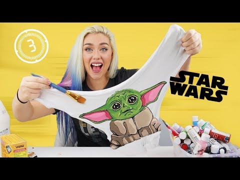 Slime Art Challenge! Learn How To Paint On DIY Slime!