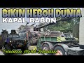 BIKIN HEBOH DUNIA ‼️ RATUSAN TRUCK & TANK BAJA TNI SERANG KAPAL RAKSASA DI PELABUHAN MERAK