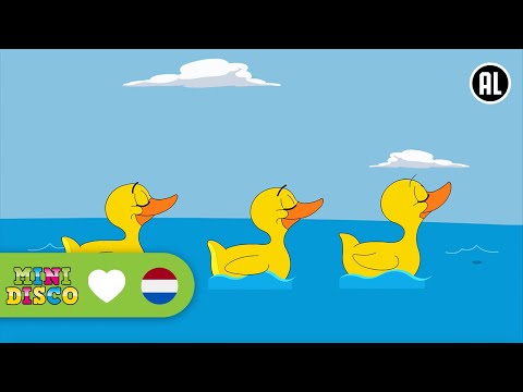 Alle Eendjes Zwemmen In Het Water | Kinderliedjes | Liedjes voor peuters en kleuters | Minidisco