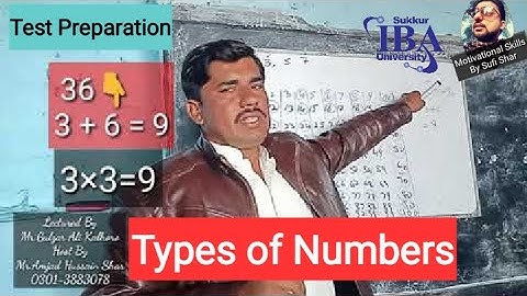Types of Numbers  | class 3 Maths | PST JEST Test preparation