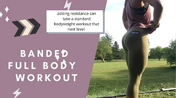 BANDED FULL BODY WORKOUT | SUPERSETS | anywhere anytime | with Jess Wilson PT🔥