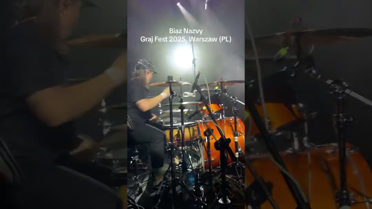 Drum cam from our show with my band Biaz Nazvy at Graj Fest 2025 in Warsaw, Poland 🔥