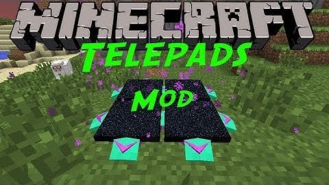 Minecraft Mod Showcase: Telepads mod- Teleporting everywhere!