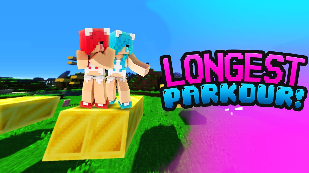 Minecraft Longest Parkour - #Part 2 - YouTube