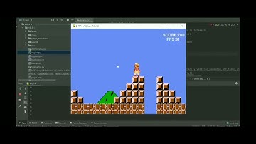 Super Mario Game using python #shorts #gamer #shortsvideo