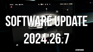 TESLA Software Update 2024.26.7 FEATURES!
