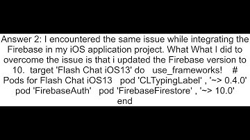 An attribute list cannot appear here firebase-ios-sdk Xcode 15 0 Error